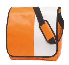 Umschlagtasche "Action" orange/wei�