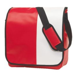 Umschlagtasche "Action" rot/wei�