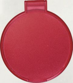 Handspiegel "SeeMe" rot